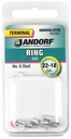 TERM RING 22-18 UNINS N6      