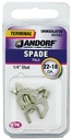 TERM SPADE 22-18 UNINS 1/4ST  