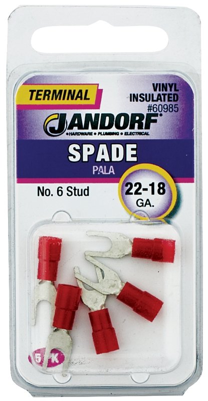 TERM SPADE 22-18 VNYL INSU NO6
