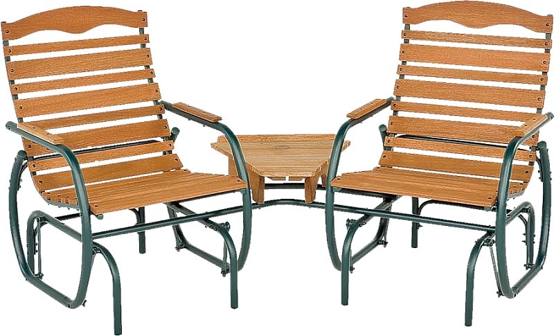 TETE-A-TETE GLIDER BRONZE FIN 