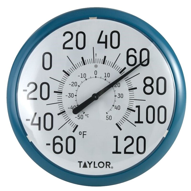 THERMOMETER DL RND OSH 13.25IN