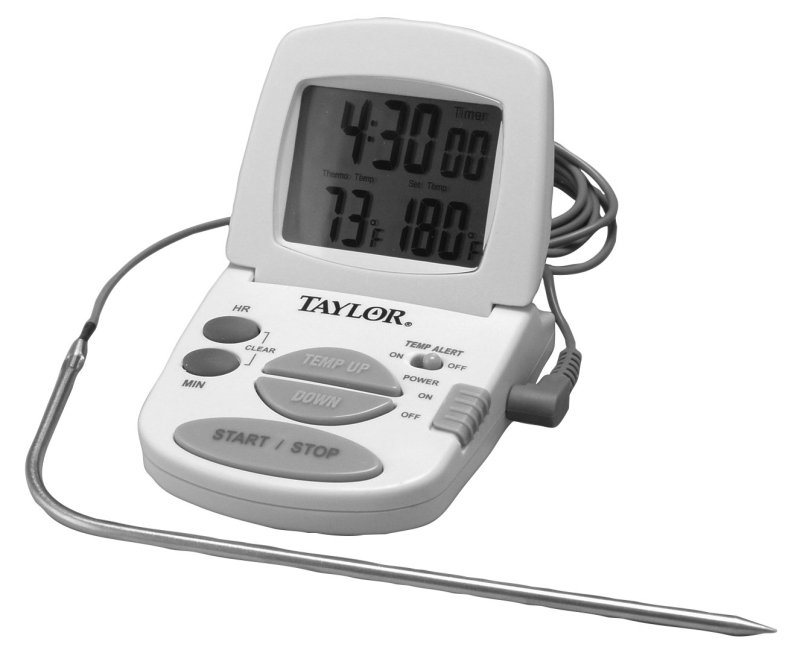 THERMOMETER W/MEAT PRB DIG TMR