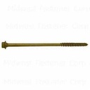 TIMBER SCREW HEX TAN 1/4X10IN 