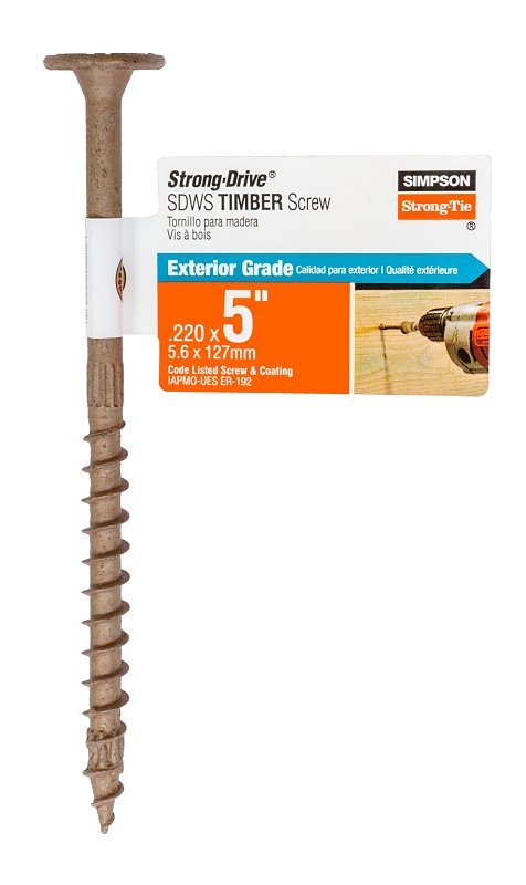 TIMBER SCREW WASHER T40 6L 5IN
