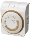 TIMER MECH INDOOR DAILY WHT 2C