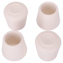 TIP FURNITURE LEG 1IN WHITE   