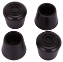 TIP FURNITURE LEG 3/4IN BLACK 