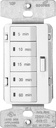 TMR SNGL POLE 5-BTN WHT       