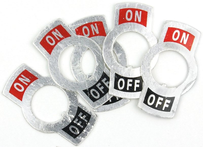 TOGGLE SWITCH PLT ON/OFF 5PK  