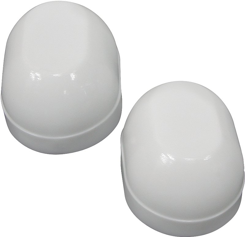 TOILET BOLT CAP OVAL WHITE    