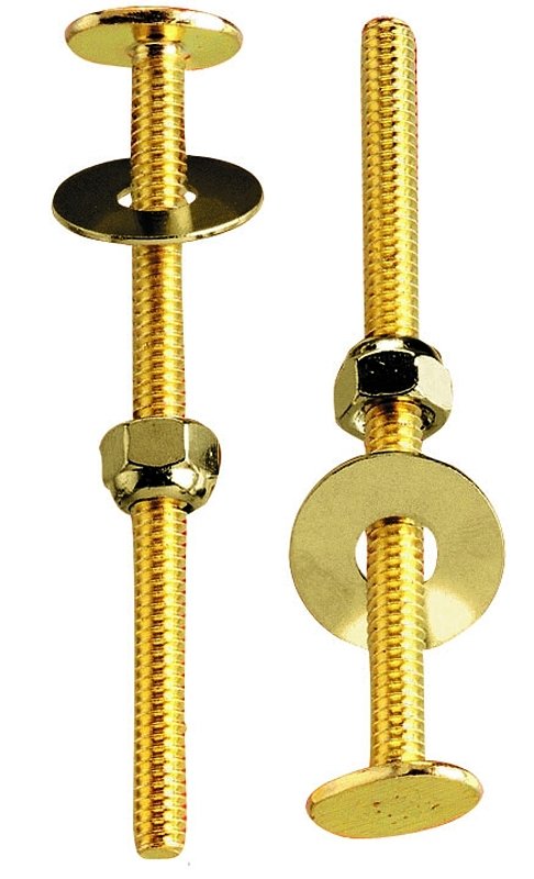 TOILET BOLT SET 1/4-20X3-1/2  