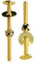TOILET BOLT SET 1/4X3-1/2     