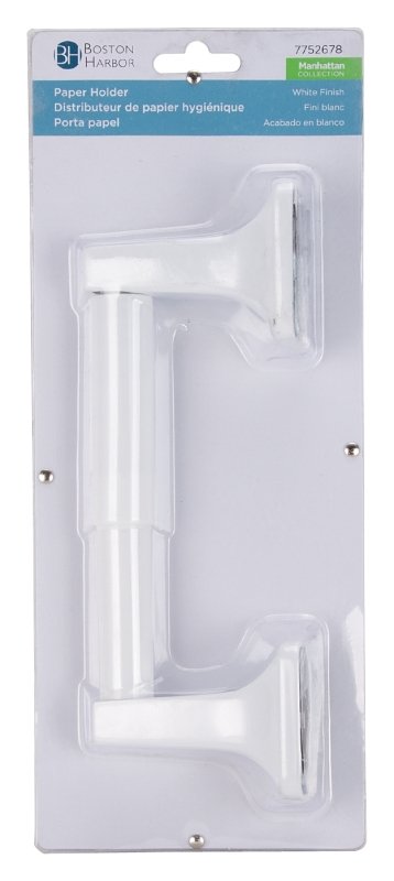 TOILET PAPER HOLDER SQUARE WHT
