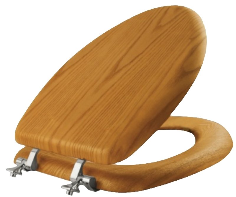 TOILET SEAT ELG VENEER NAT OAK