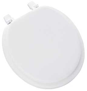 TOILET SEAT RND SOFT WHITE    