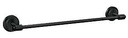 TOWEL BAR ISO SINGLE MATTE BLK