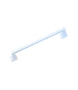 TOWEL BAR SQUARE WHITE 18IN   