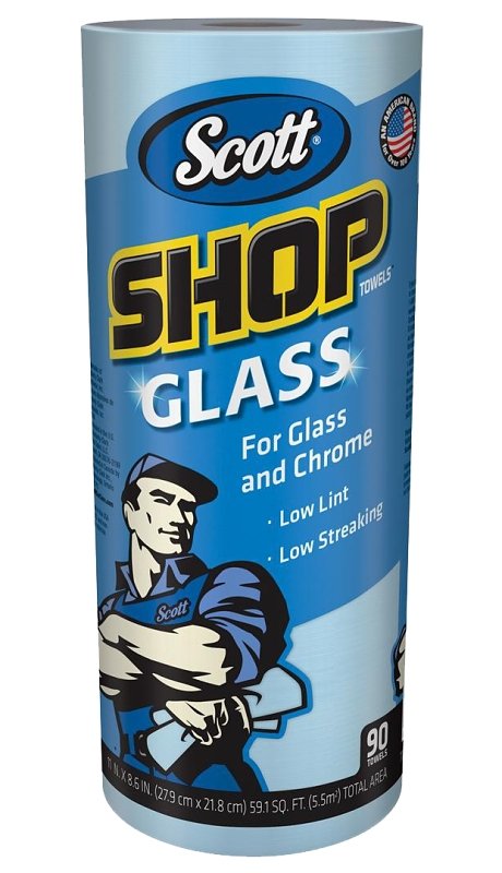 TOWEL GLASS BLUE 8.6IN X 11IN 