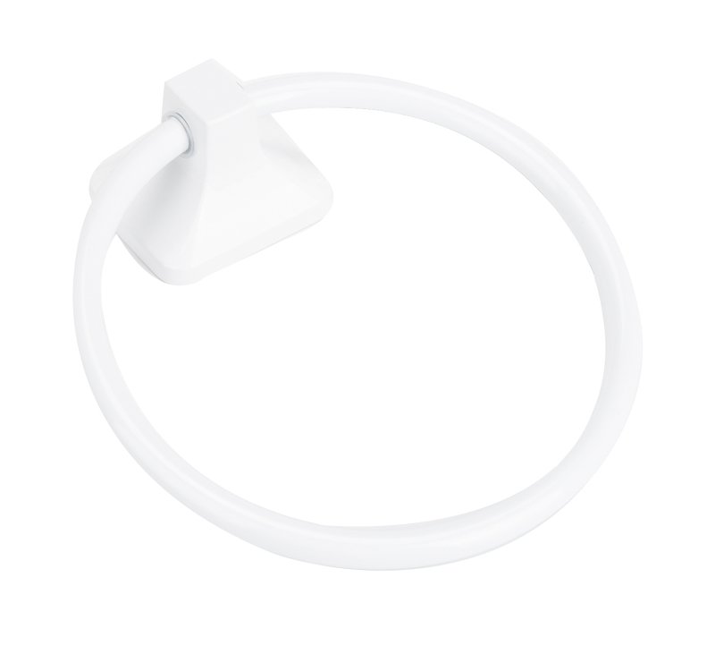 TOWEL RING WHITE              