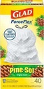 TRASH BAG DS PINE-SOL WHT 13GA