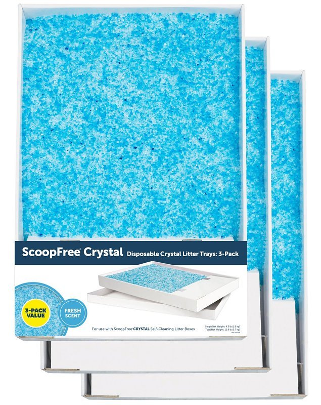 TRAY LITTER DISPOSABLE BLUE   