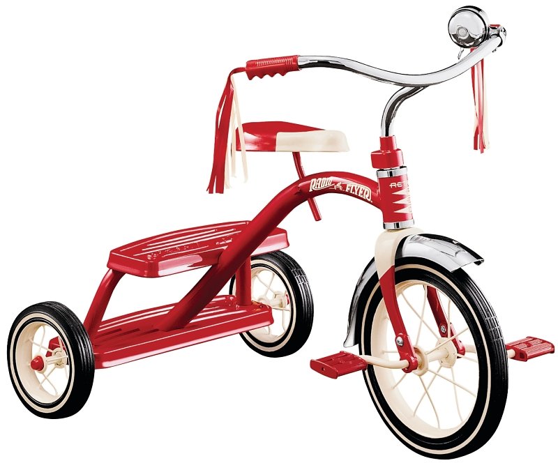 TRICYCLE CHILD CLASSC 12IN RED