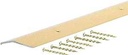 TRIM CARPET FLUT SATBR1-3/8X36