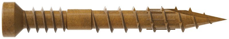 TRIM SCREW T10 TAN NO7X1-1/4IN
