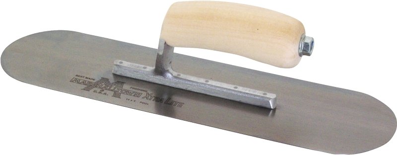 TROWEL POOL 14X4IN CRV WD HNDL