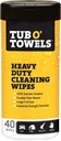 TUB O'TOWELS CLEAN WIPES 40CT 