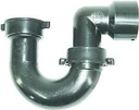TUB TRAP BLK 1-1/2X1-1/2      