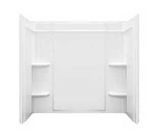 TUB WALL 30IN WHITE           