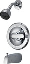 TUB-SHOWER FAUCET SNGL CHROME 
