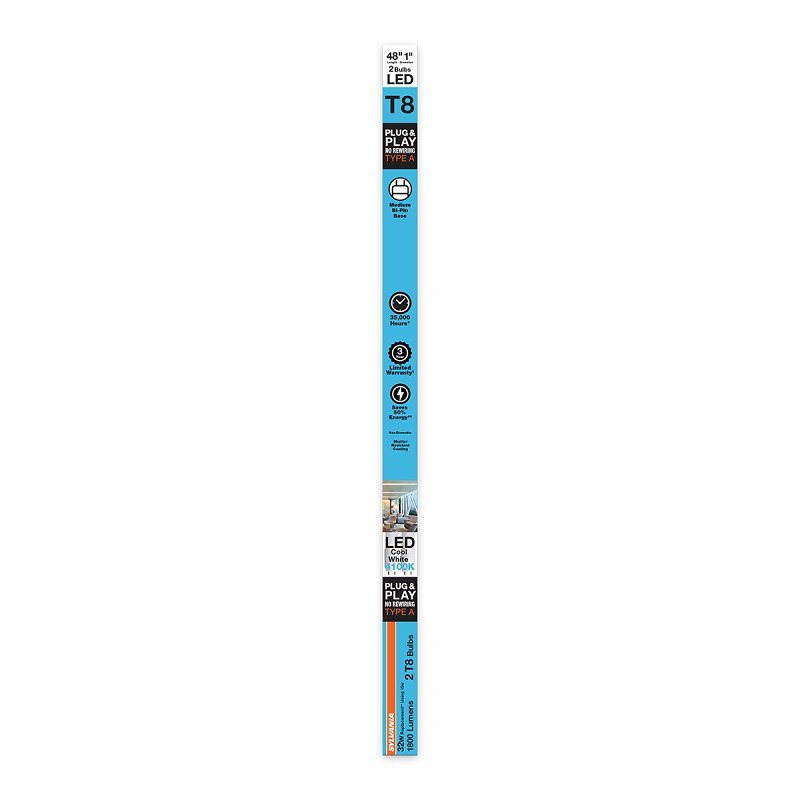 TUBE LED T8 COOL WHT 15W 48IN 