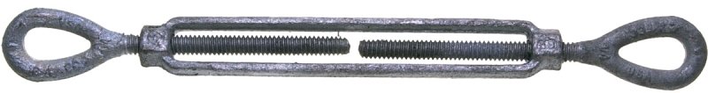 TURNBUCKLE EYE/EYE 1/2X6 GALV 