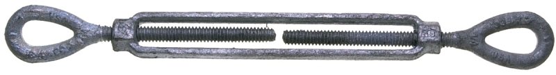 TURNBUCKLE EYE/EYE 5/8X12 GALV