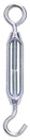 TURNBUCKLE HOOK/EYE 3/16X5.5ZN