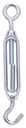 TURNBUCKLE HOOK/EYE 7/32X6-1/2
