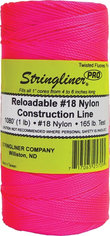 TWINE #18X1080FT FLU PINK TWST