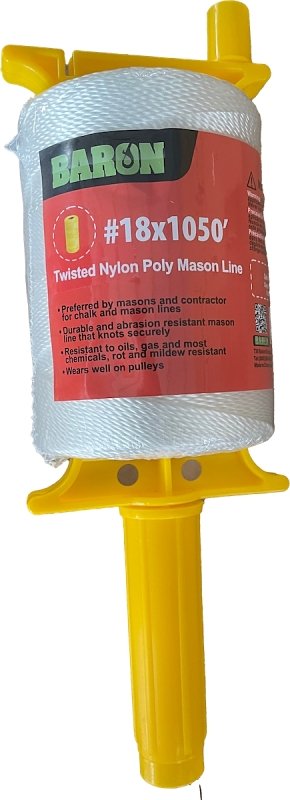 TWINE NYLON WHITE NO18X1050FT 