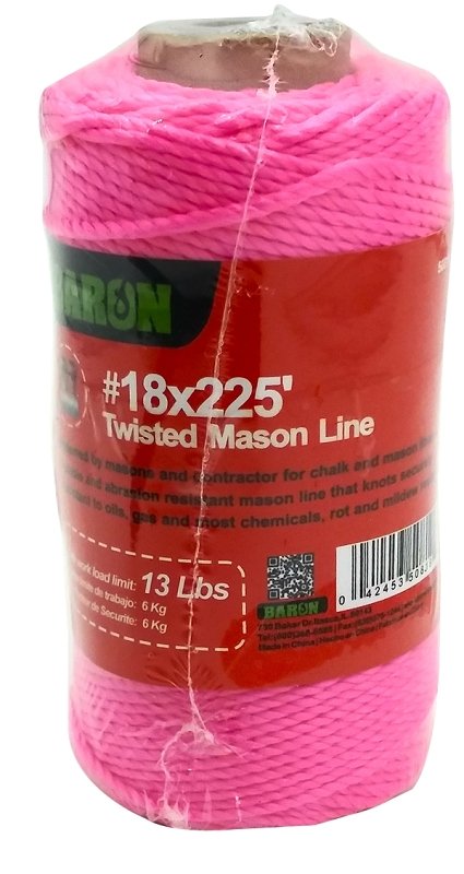 TWINE SEINE NEON PINK 225FT   