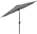 UMBRELLA ALUMINUM GRAY 9FT    