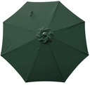 UMBRELLA MARKET EVERGREEN 9FT 