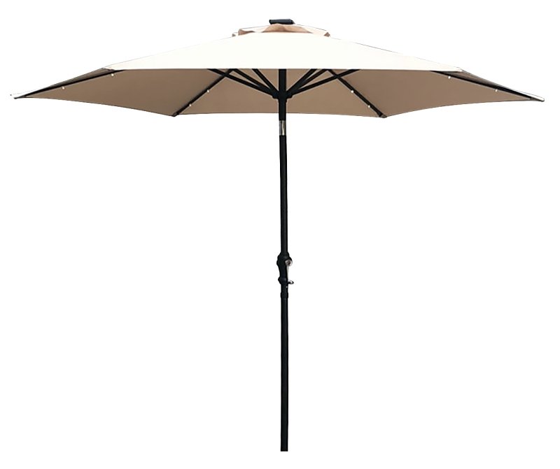 UMBRELLA MKT TILT/CRNK LED 9FT