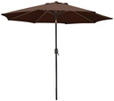 UMBRELLA MRKT CRNK STL CHOC9FT