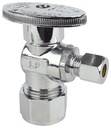 VALVE ANGLE CHROME 1/2INX1/4IN