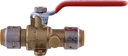 VALVE BALL PUSH-FIT W/DE 1/2IN