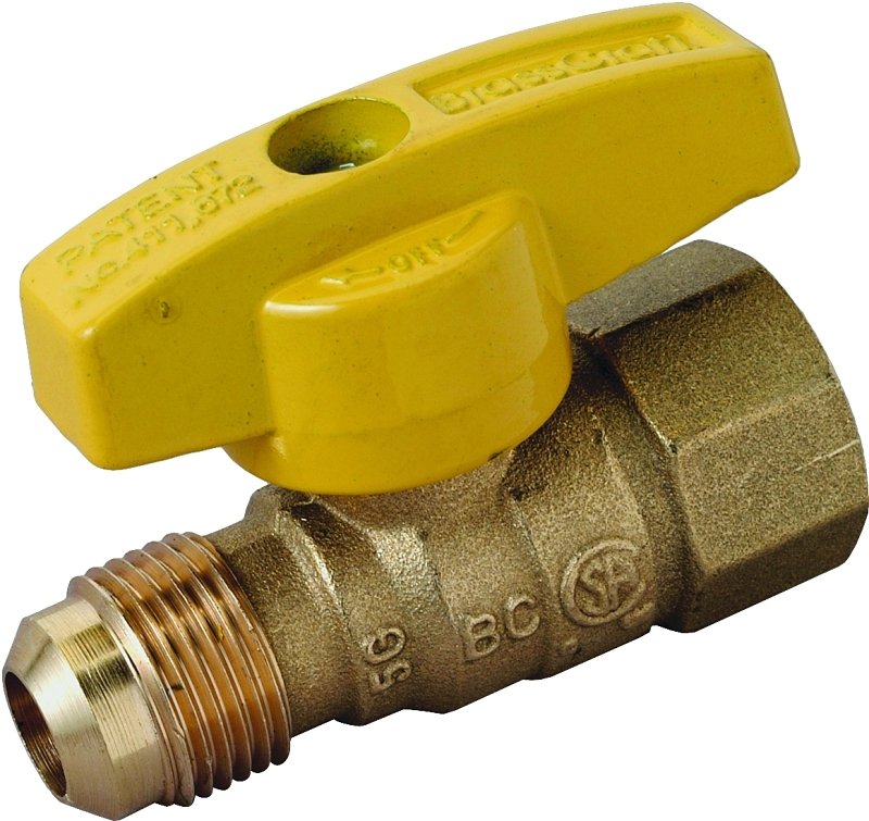 VALVE GAS BALL 1/2X1/2OD      