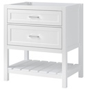 VANITY WOOD WHITE 30X21IN     