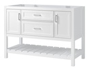 VANITY WOOD WHITE 48X21IN     